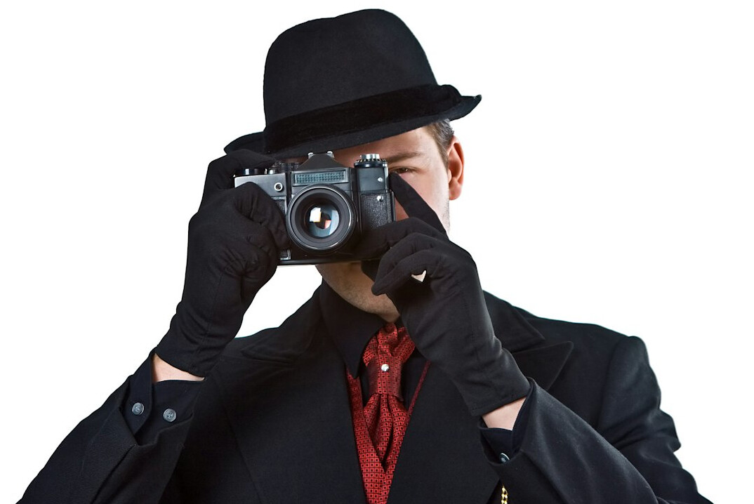 detective watching cameras